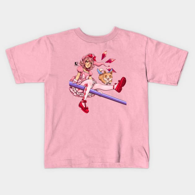 Mili and Caramel Kids T-Shirt by Angie Kat Neko